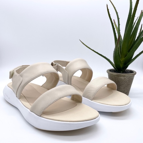 Cole Haan Ella Grand Designer Leather Slingback Sandals - Picture 1 of 13